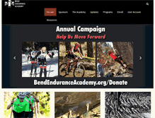 Tablet Screenshot of bendenduranceacademy.org